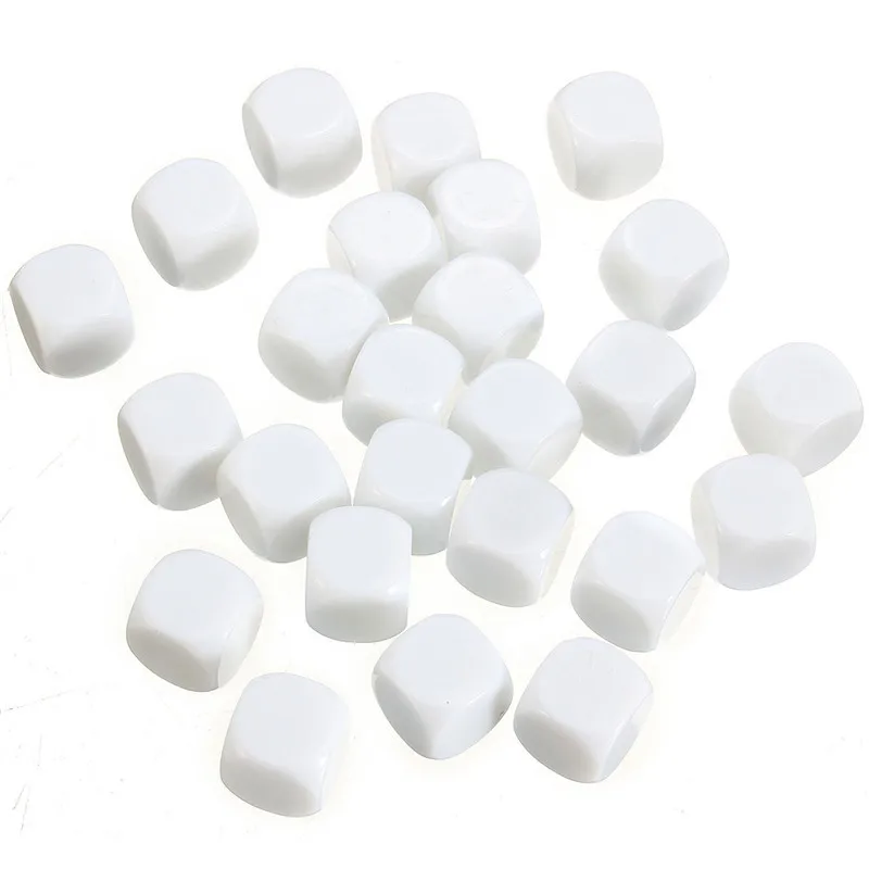 

6Pcs/set Foreign Trade Selling Glossy Face Color Dice Dice DIY Dice New Acrylic Material Fillet 2CM