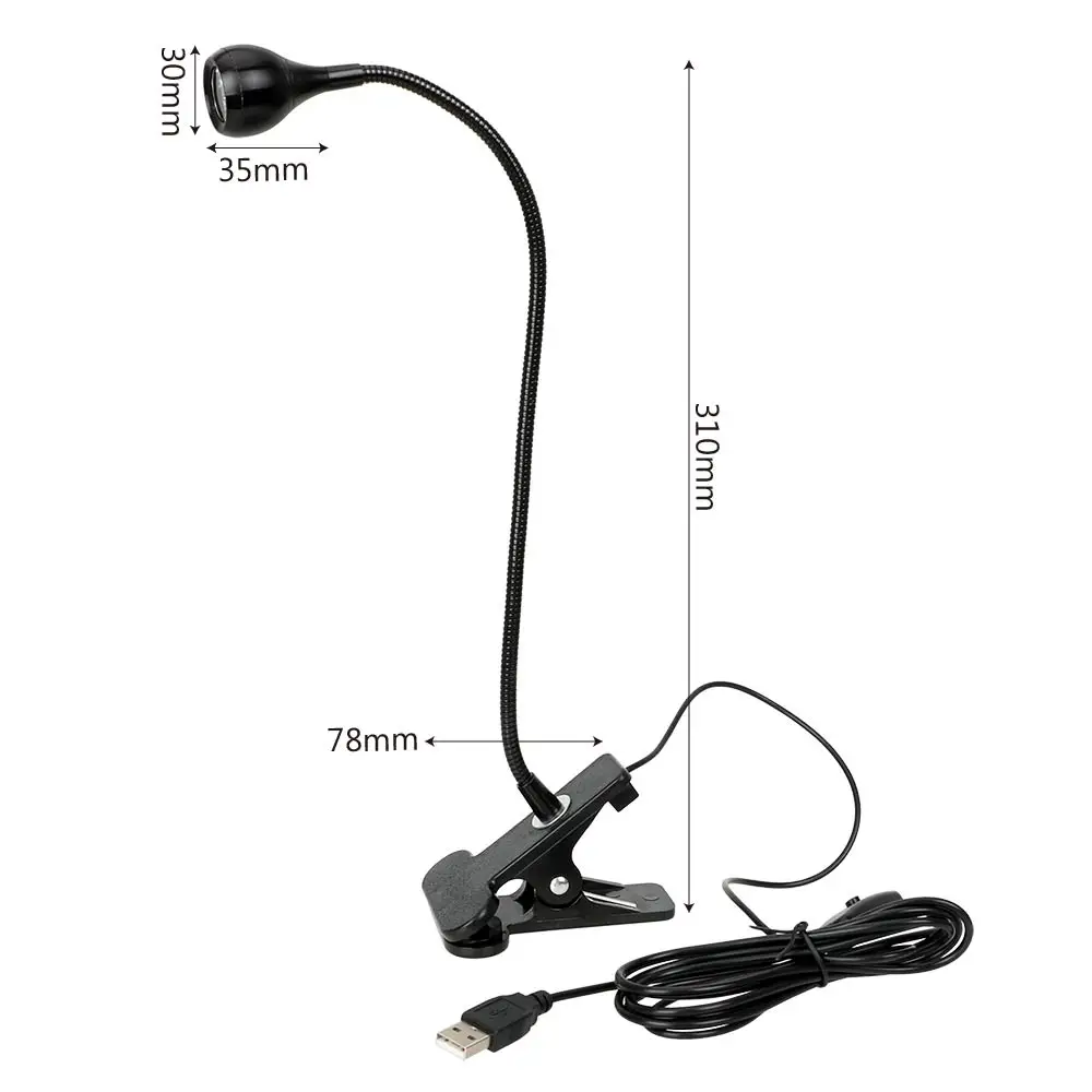 ITimo USB Power настольная лампа для учебы Светодиодная чтения книг Гибкая Настольная с