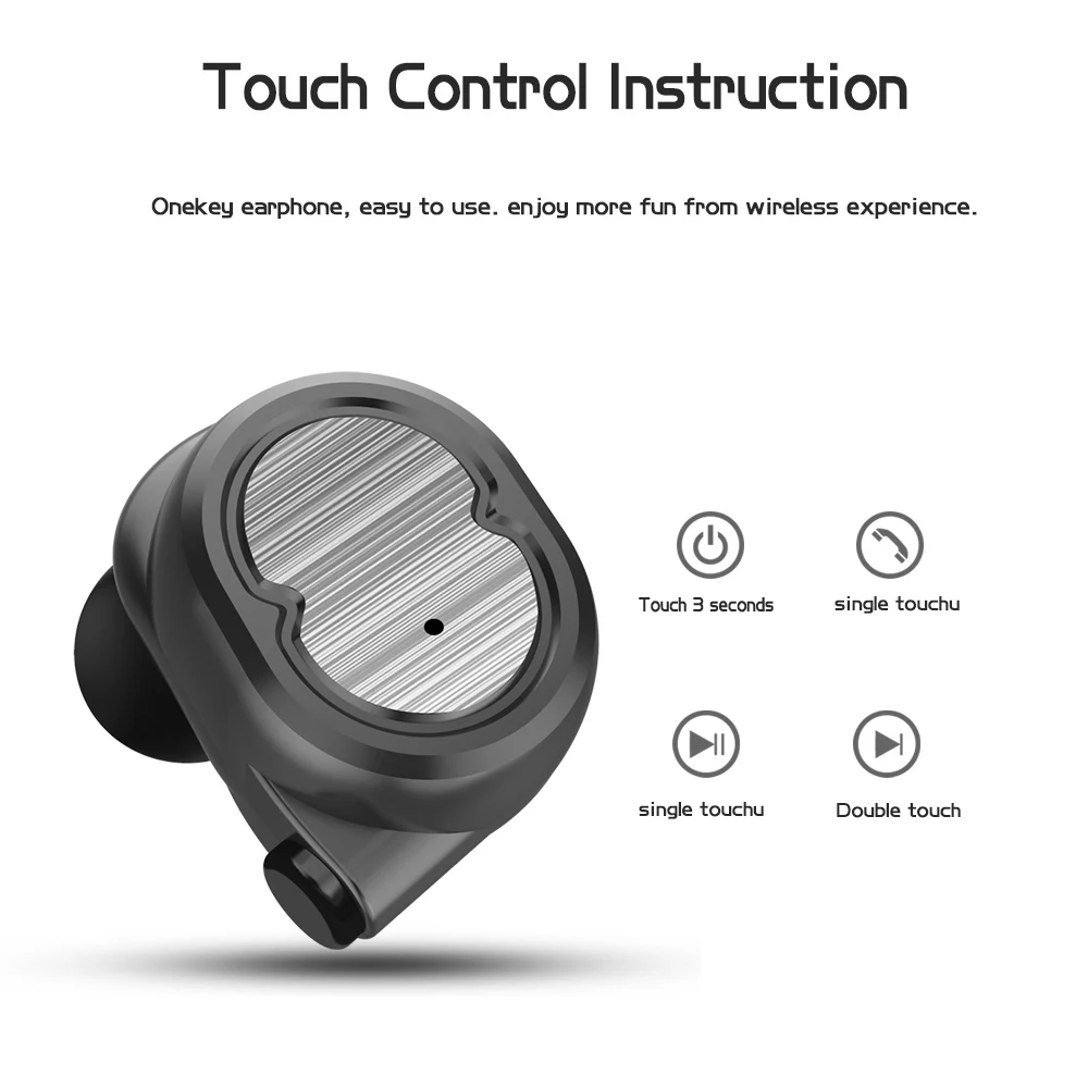 Tws Touch Mini True беспроводные Bluetooth наушники близнецы гарнитура наушники|Наушники и