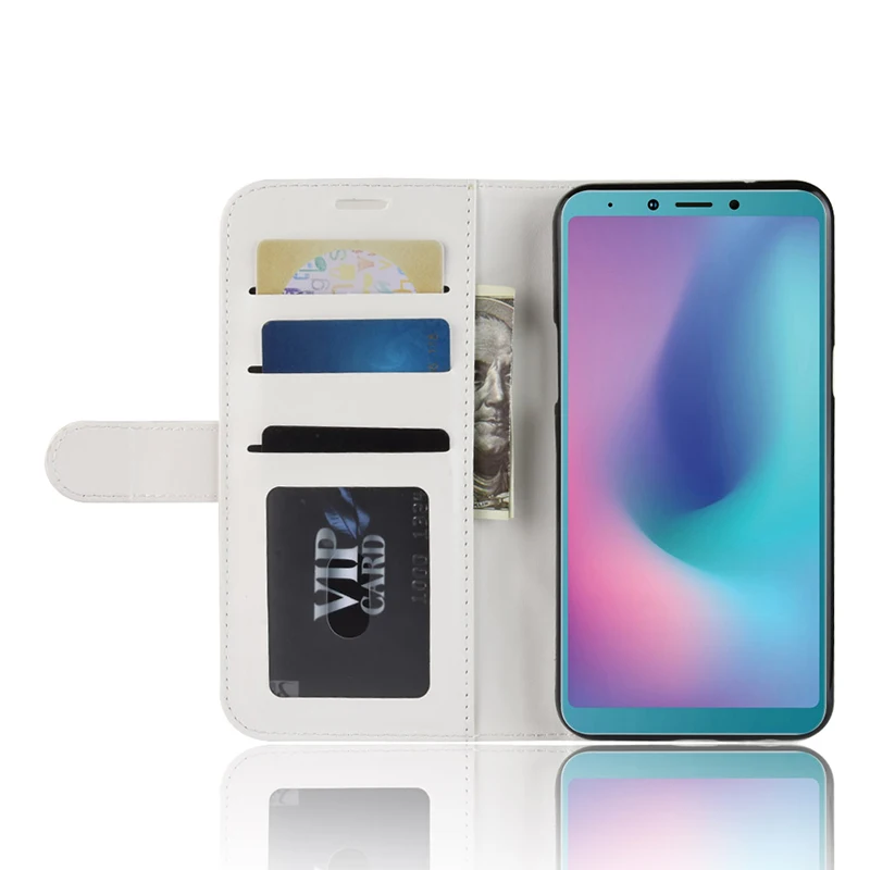 Alesser для samsung Galaxy A6s кожаный чехол флип натуральная кожа телефона с кармашком