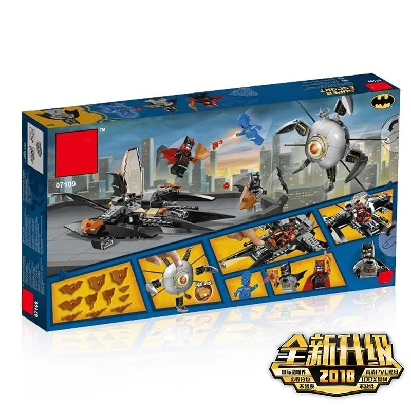 Новые Супергерои серии Brother Eye демонтаж Совместимость Legoing 76111 Бэтмен Building Block
