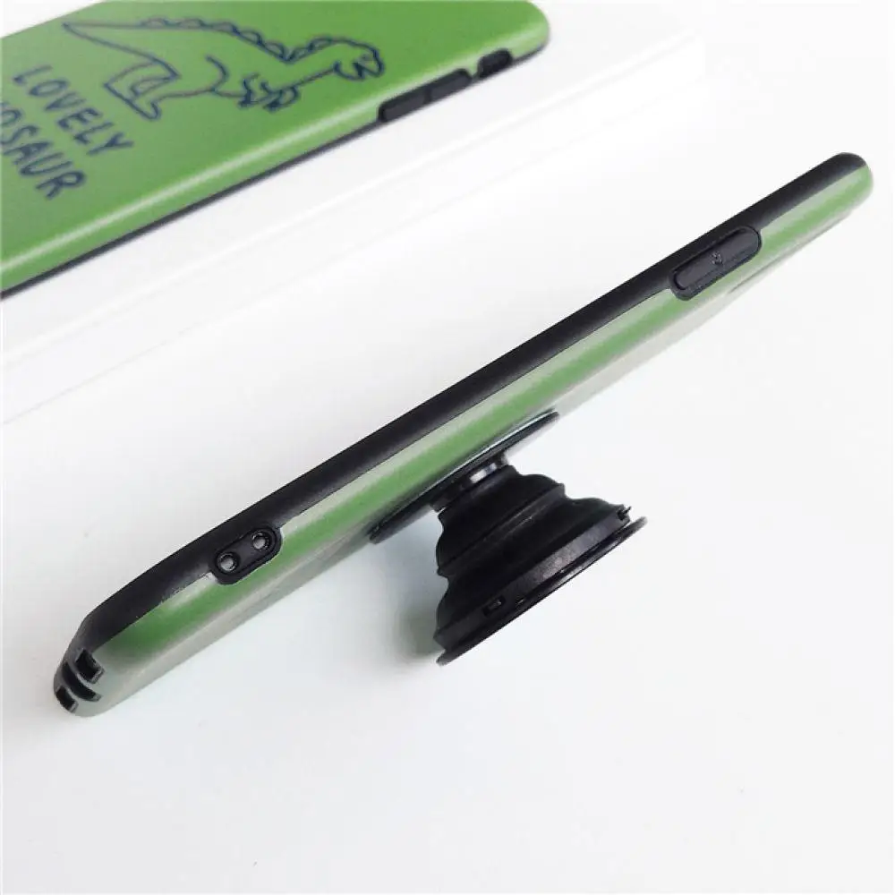 Ring air bag Stand holder dinosaur case for i phone X XR XS Max Expanding Grip For 6 6s 7 8 7plus |