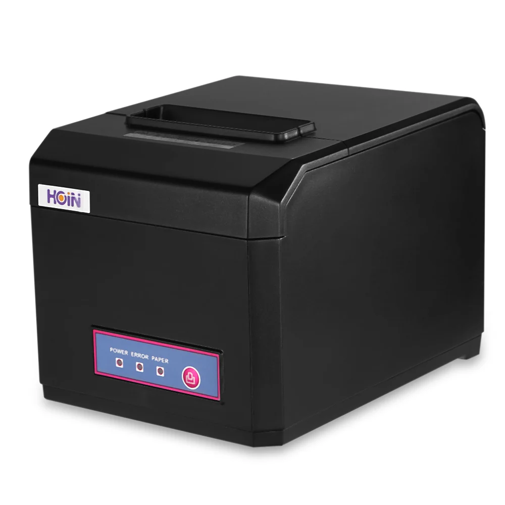 HOIN HOP E801 80 мм USB + COM LAN термографический принтер для ESC POS системы 300 мм/сек.