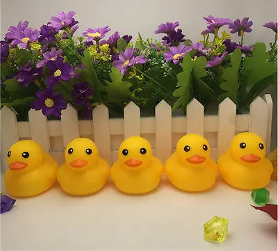 10 штук Детские ребенка Малыш хороший Ванная комната резиновая Duck воды Shower