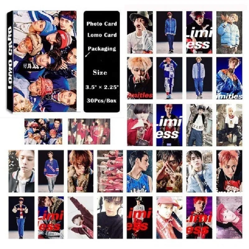 30 шт. KPOP NCT альбом мечты мы поднимаем фото карты постер ломо самодельные бумажные