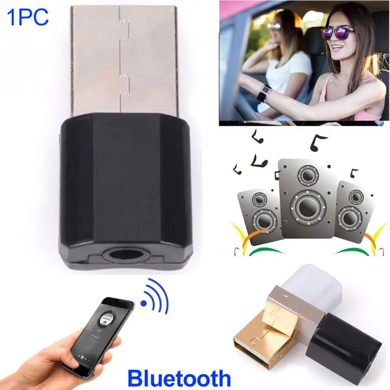 Bluetooth адаптер Мини 3,5 мм беспроводной портативный аудио приемник автомобильный практичный