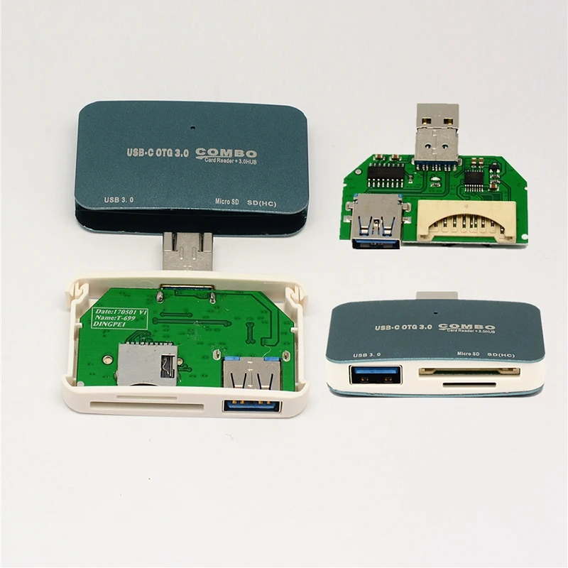 IG-Computer Universal Multi-Function Two-In-One Android Mobile Phone Otg Card Reader Usb 3.0Hub | Компьютеры и офис