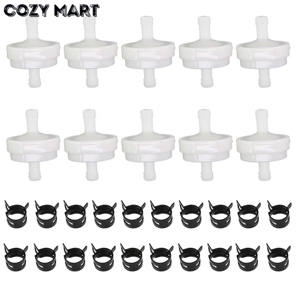 Топливный фильтр 10X ДЛЯ Briggs & Stratton 394358 B 394358S 4112 5098 H 5098K всем 02910800 Gravely 21534000 Toro 56-6360