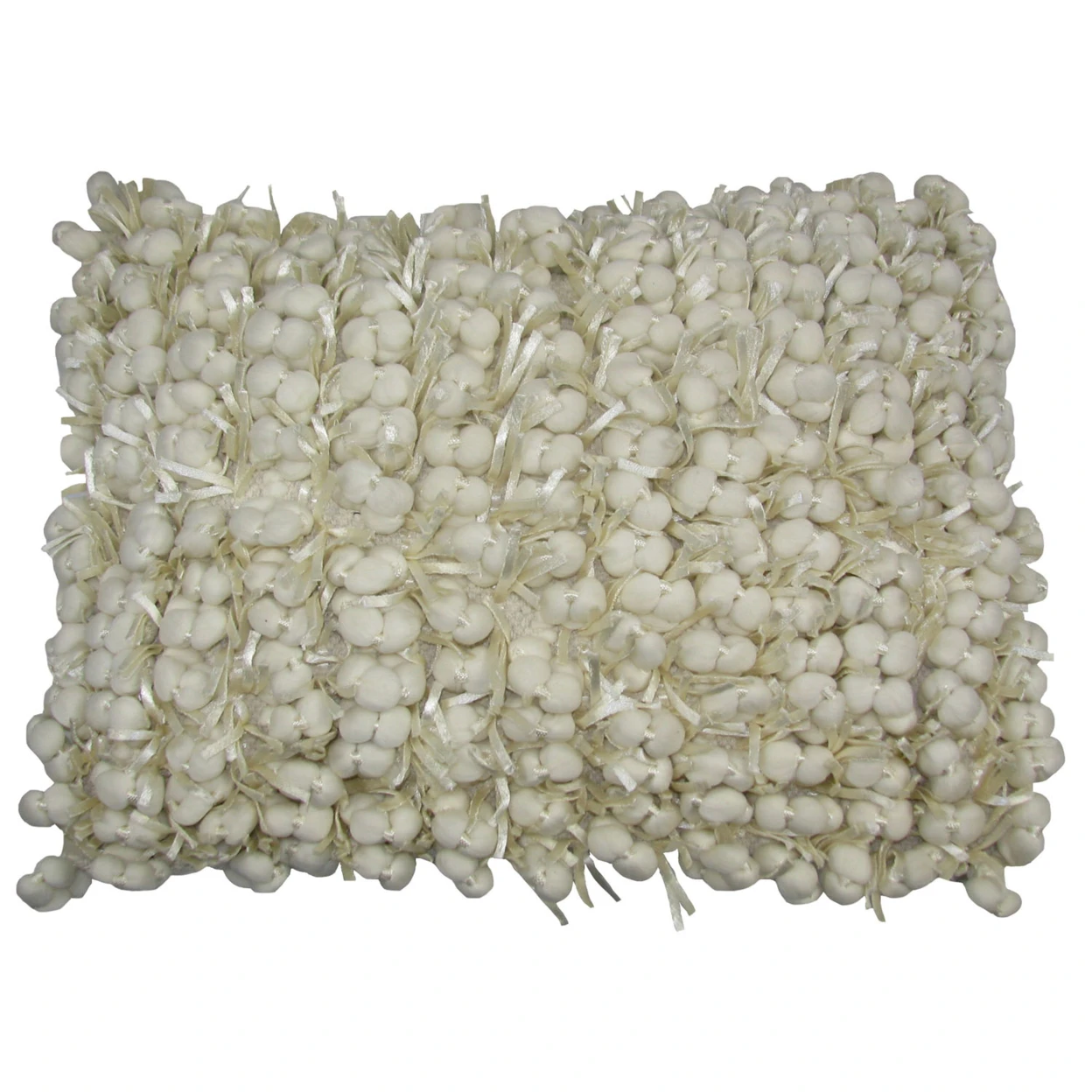 Дизайнерские акценты ручной работы поли нубы грибки Подушка слоновая кость 14 &quotx