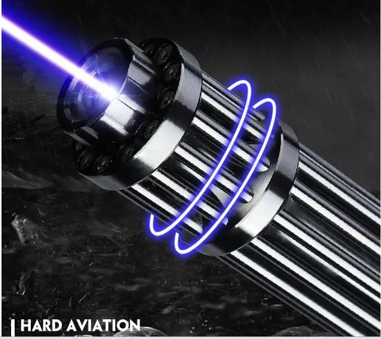 

AAA High power Military 100w 100000m Blue laser pointer 450nm Flashlight Light Beam LAZER Astronomy Camping Signal Lamp Hunting