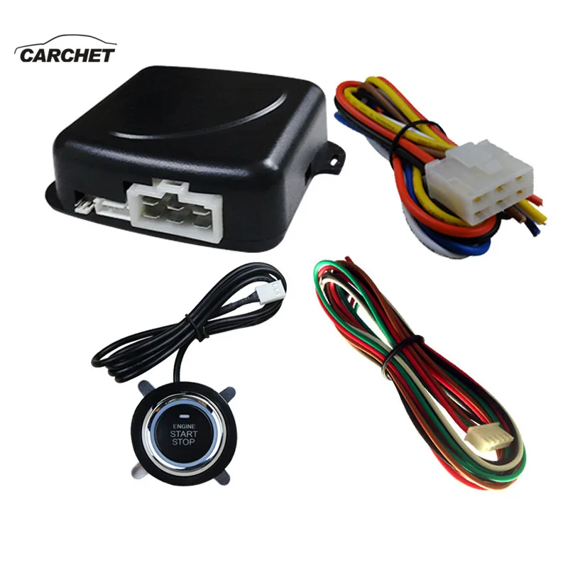 CARCHET DC 12V автомобильная система блокировки двигателя с одним пуском кнопка