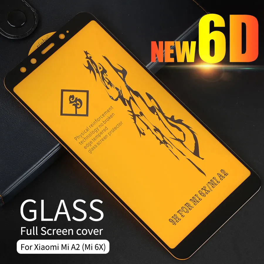 VLАDI mi r Новый 6D полностью наклеиваемая поверхность закаленное Стекло для Xiaomi A2