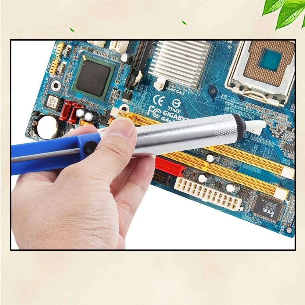 Припой Sucker синий Алюминиевый металлический Электрический удаление вакуум