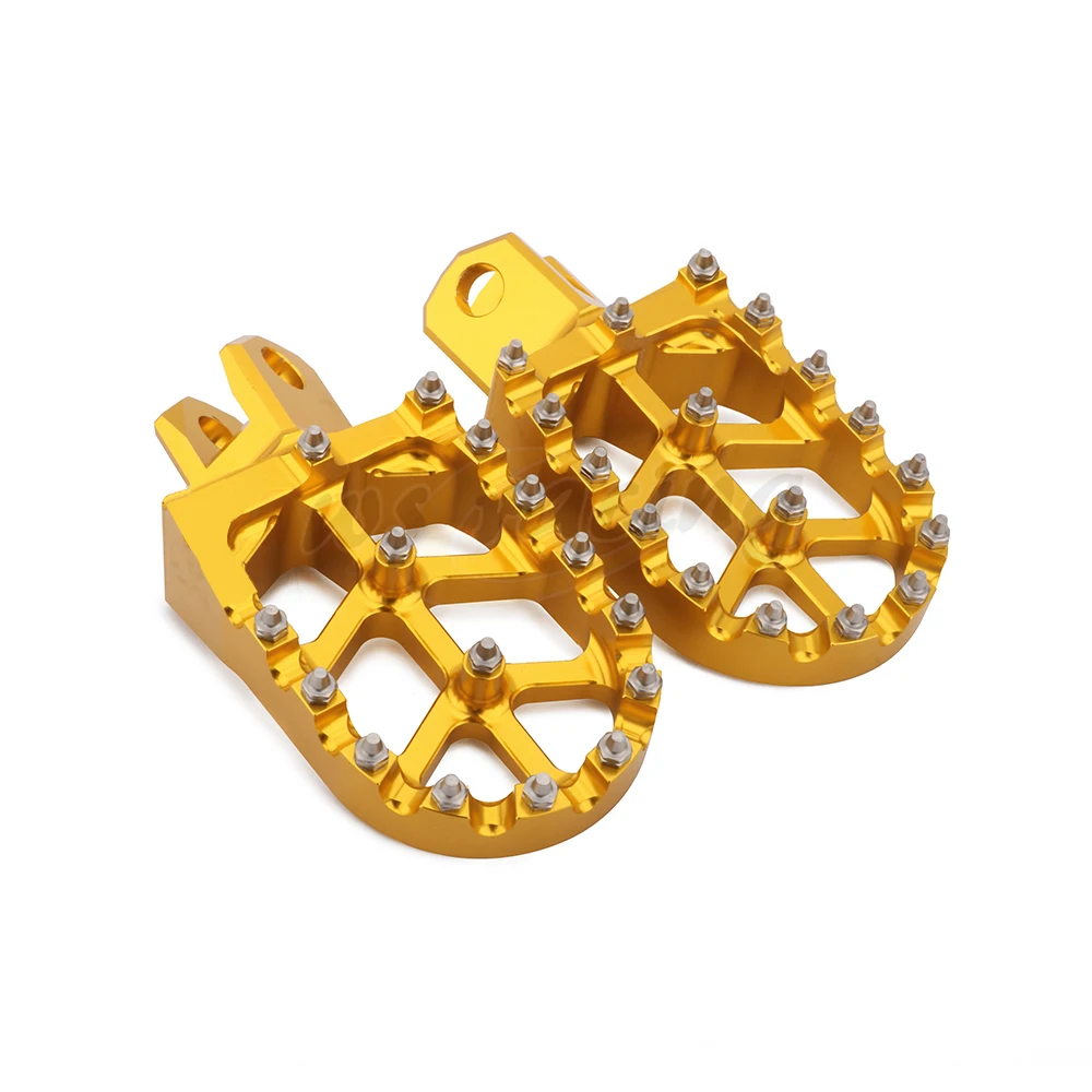 Motorcycle Billet MX Wide Foot Pegs Pedals Rest Footpegs For Suzuki RM125 RM250 RMX250S RMX250R DRZ400 DRZ400E DRZ400S DRZ400SM |