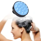 Массажер для волос Ванная комната поставки Портативный мытье волос массаж силиконовые инструменты для уход за волосами Расческа Щетка для ванны душа реквизит 1 шт.