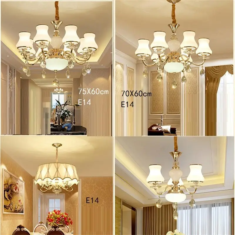 Подвесной светильник в скандинавском стиле с кристаллами Decoracao Para Casa Lampen