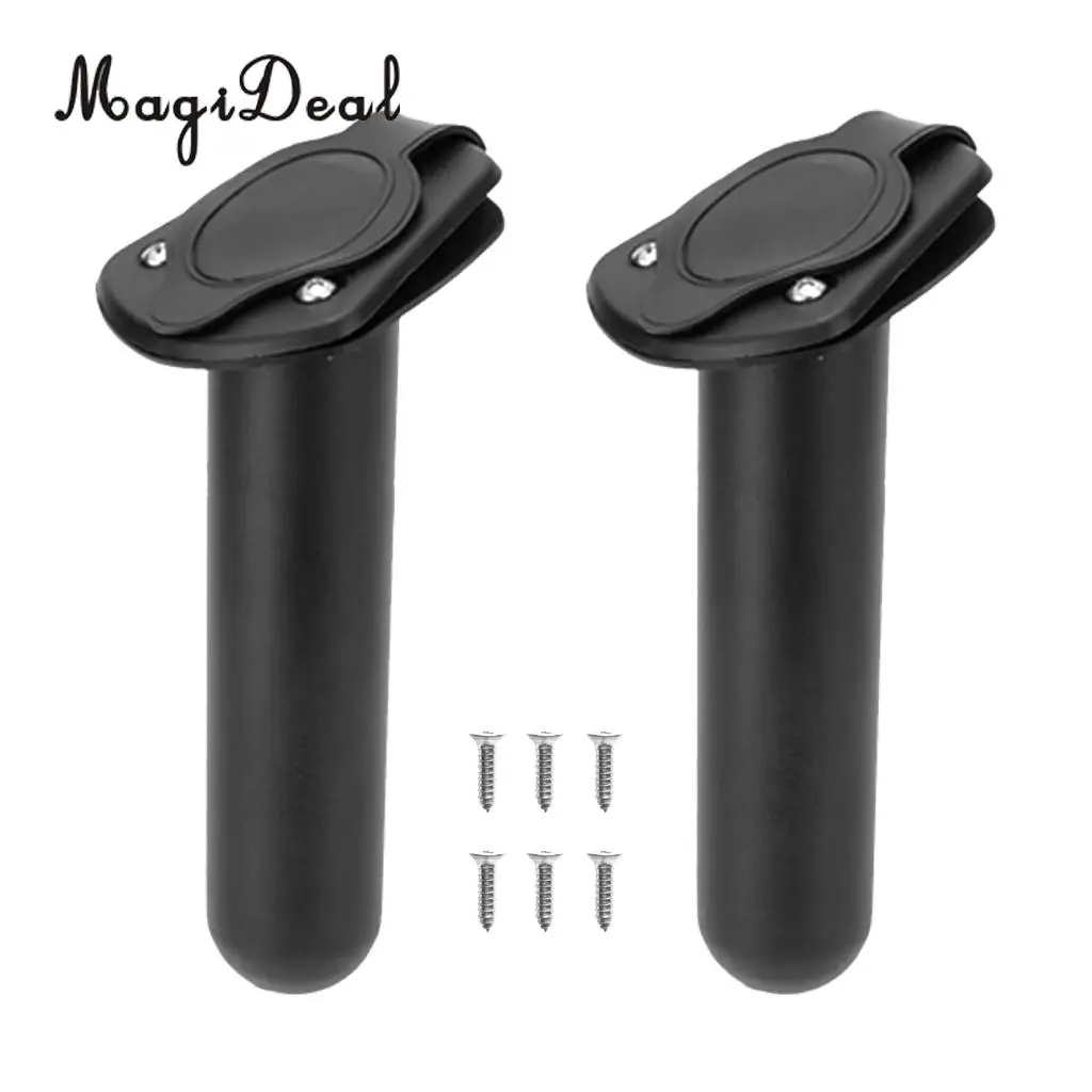 Морской держатель для удочки MagiDeal 2 шт. с крышкой лодки Каяка каноэ утопленное
