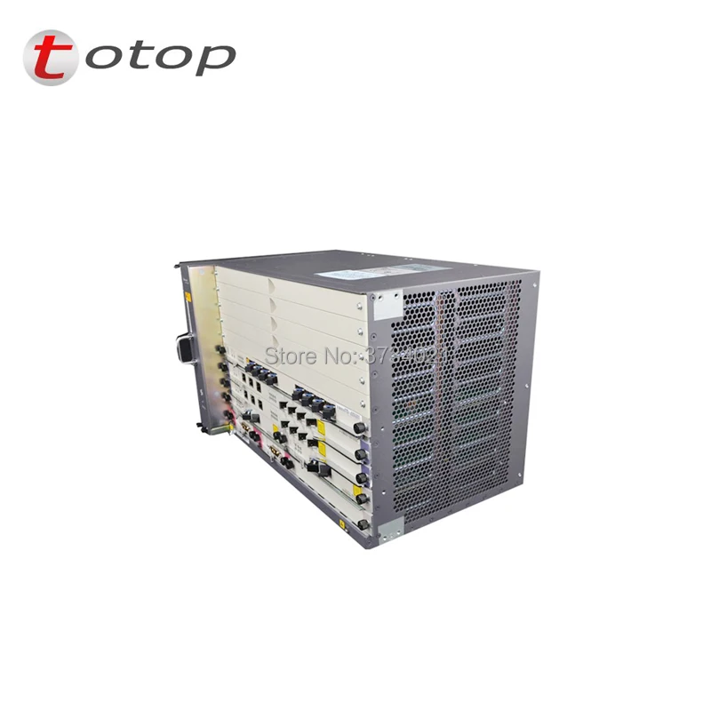 10G OLT Huawei MA5683T GPON шасси с 2xSCUN + 2xPRTE 2x X2CS 1xGPBD C 8 портов оптического терминала линии |