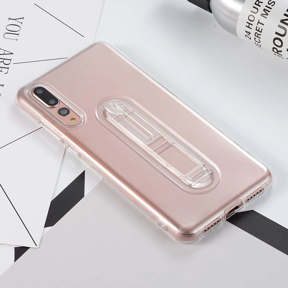 KISSCASE Phone Cases For Huawei P20 Lite Mate 20 10 Pro Ring Holder Stand Case Y5 Y6 Y7 Y9 2019 Soft TPU Cover |