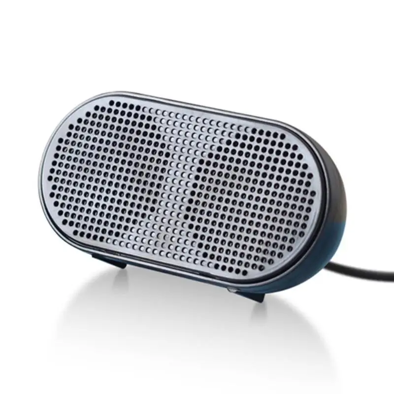 Mini USB Speaker Dual Horn Units Stereo Audio Music Player Sound Box Built-in Card Decoder Support Plug and Play Black |