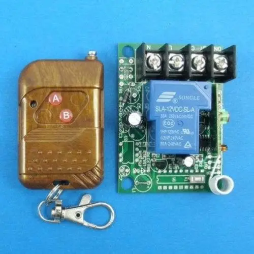 DC 12v 220v 30A 1CH wireless RF Remote Control Switch Transmitter+ Receiver pump | Электронные компоненты и
