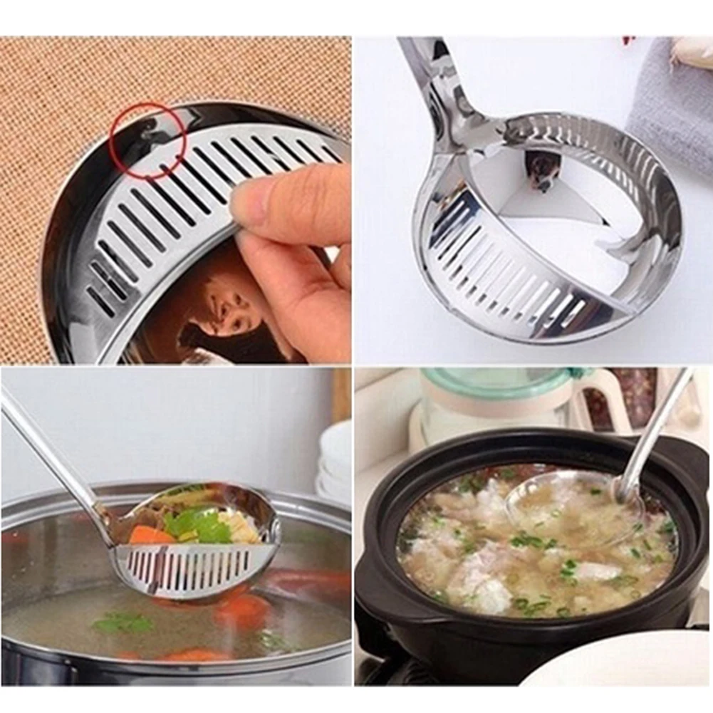 Нержавеющая сталь для кухни суповая ложка отдельно дуршлаг масло суп шумовка