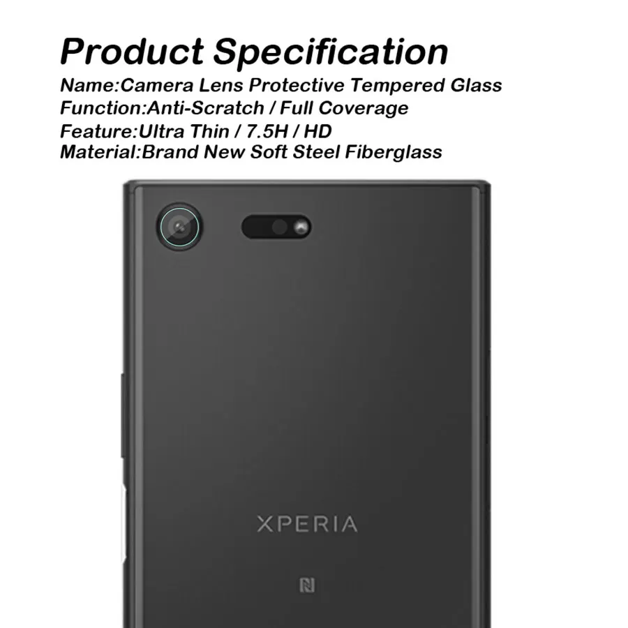KLOVRRD сзади Камера объектив закаленное Стекло для sony Xperia XZ2 XZs компактный задняя