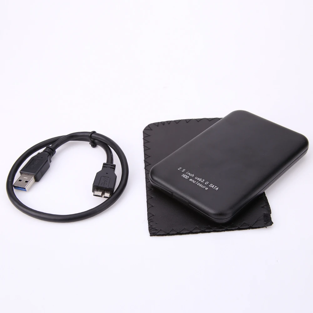 Алюминиевый корпус для жесткого диска 2 5 дюйма USB 3 0 Micro SATA внешняя коробка