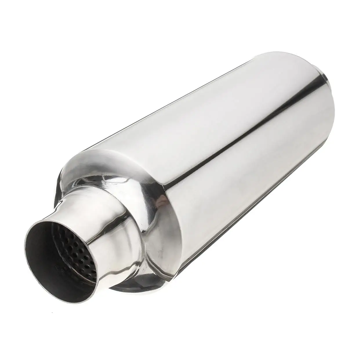 Universal Car Exhaust Pipe Muffler Resonator 51mm Inlet/Outlet Tip Tube Stainless Steel | Mufflers