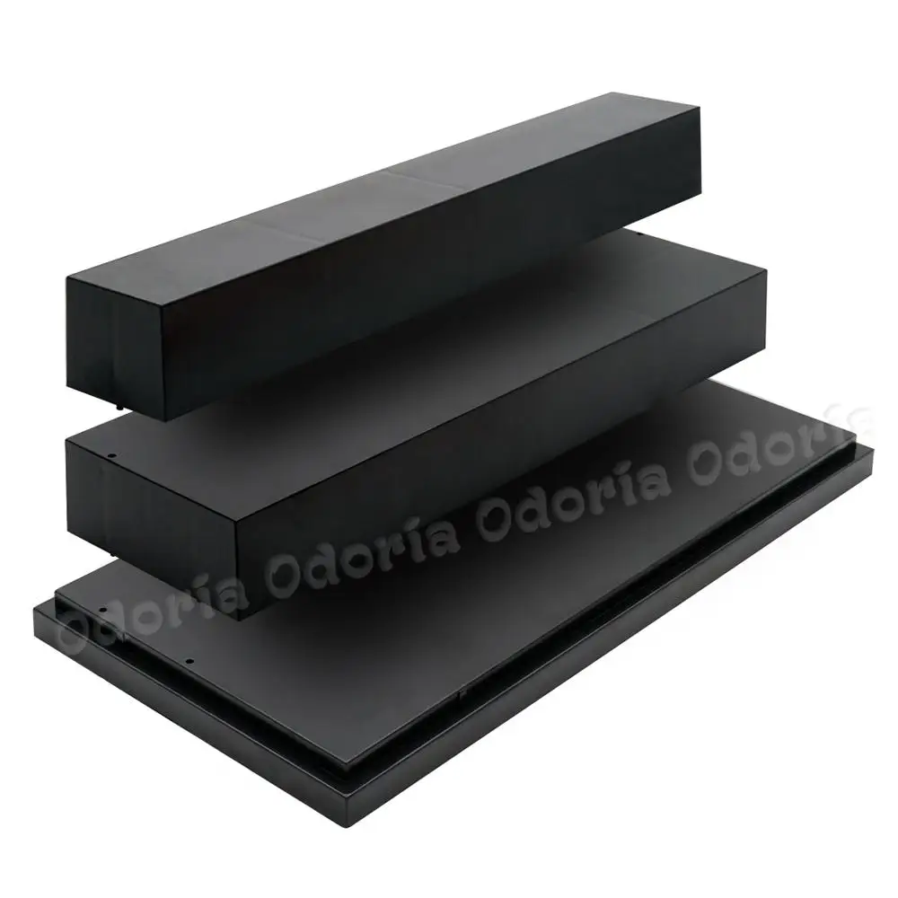 Odoria 25 см L Акриловый пластиковый дисплей 3 шага корпус коробка Perspex