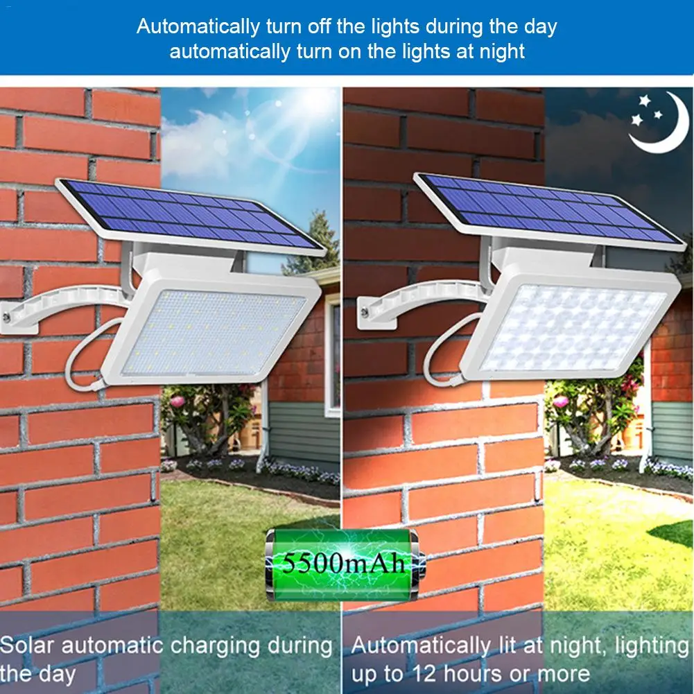 

Super Bright 48LEDs Solar Light Outdoor LED Wall Lamp Solar Waterproof Wall Lights for Outdoor Courtyard Garden Security Light