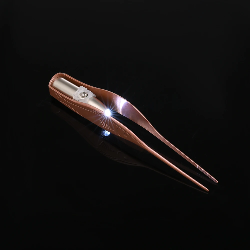 3 шт Ушная палочка Earpick ушной серы Очиститель Пинцет светодиодный фонарик
