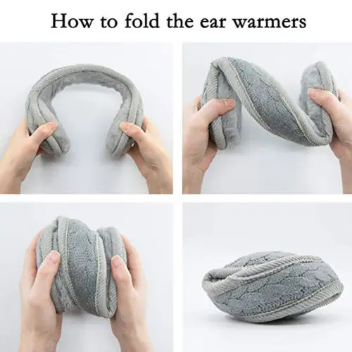 Зимние наушники для девочек меховые теплые женские защиты ушей милые мягкие