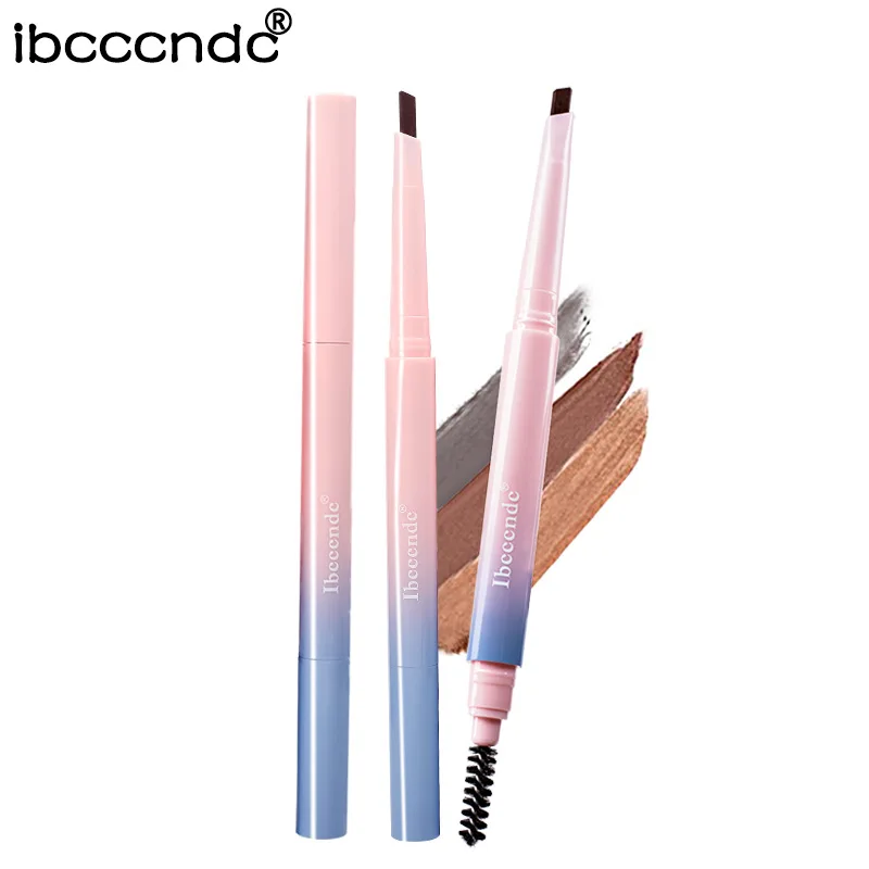 Ibcccndc make up двойной головой вращающихся брови карандаш с щеткой водонепроницаемый