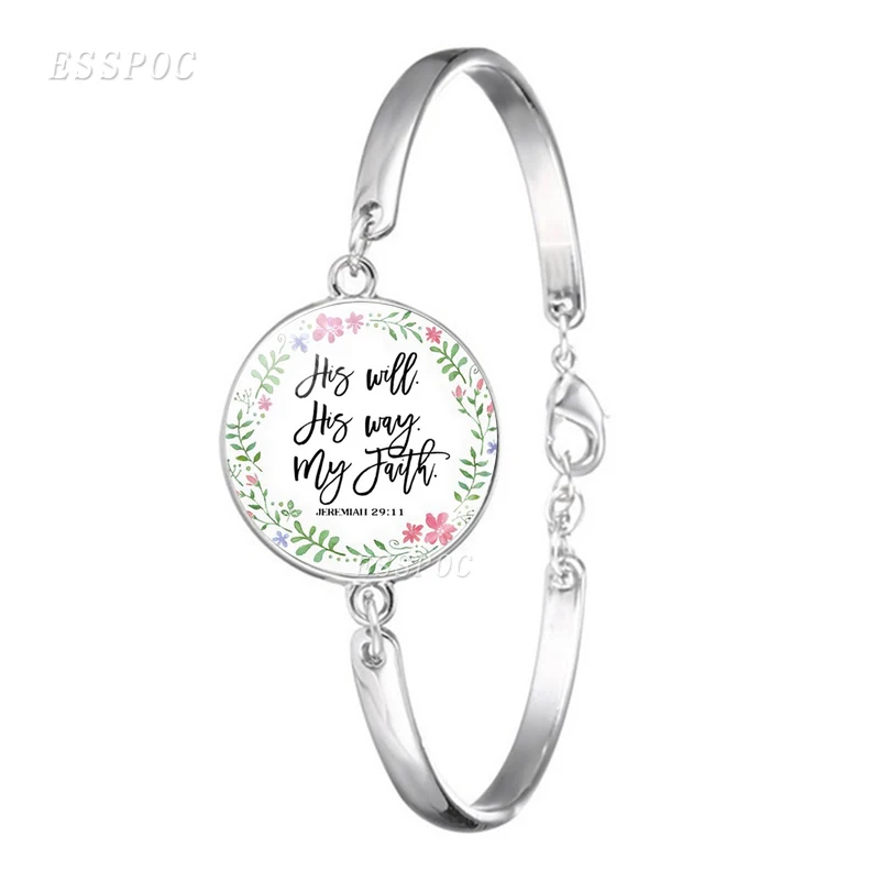 Я нашел того кто мой любимый Библия верный стеклянные ювелирные изделия цветы