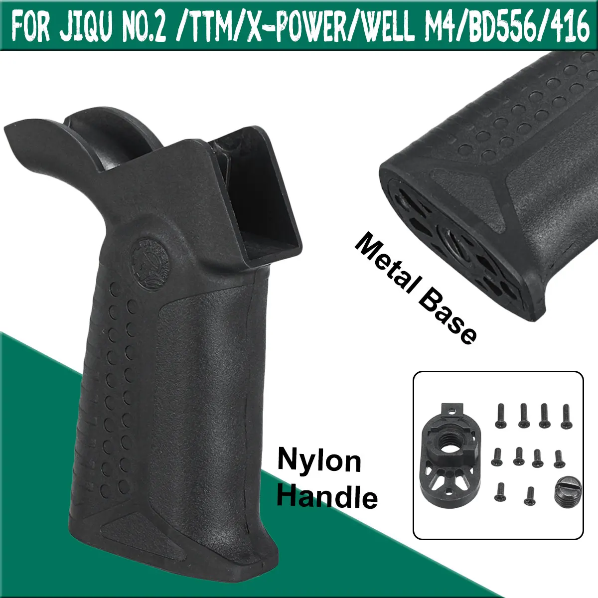 Металлическое основание и отвертка с нейлоновой ручкой JiQu No2 /TTM/X-Power/WELL M4/BD556/416