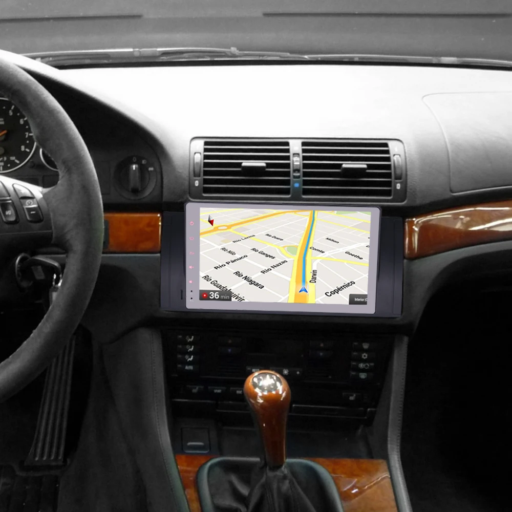 Автомагнитола 9 &quotDAB + стерео Bluetooth для BMW 5 серии E39 E53 X5 M5 Android 8 1 Sat Nav GPS 4G OBD|GPS