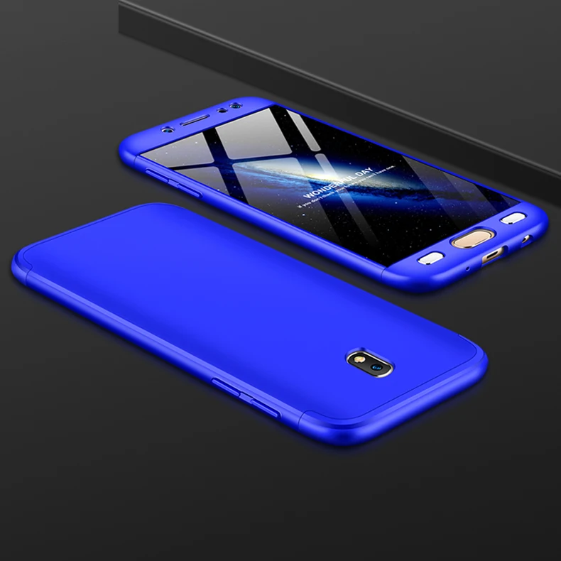 J330 J530 J730 360 градусов полное покрытие ударопрочный жесткий чехол для Samsung Galaxy J3 J5 J7