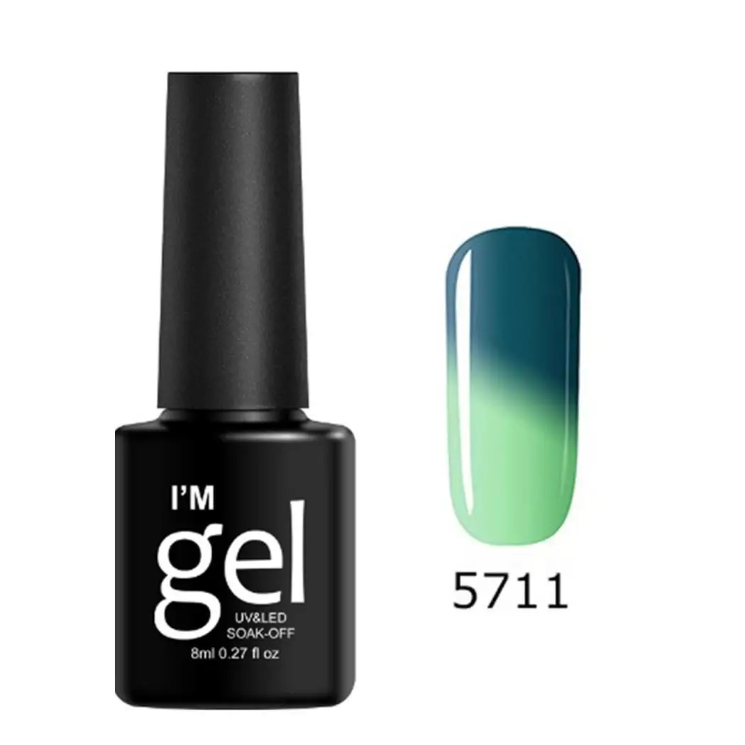 Температурный цветной гель для ногтей все ногти как искусство сменные кожи 8 мл