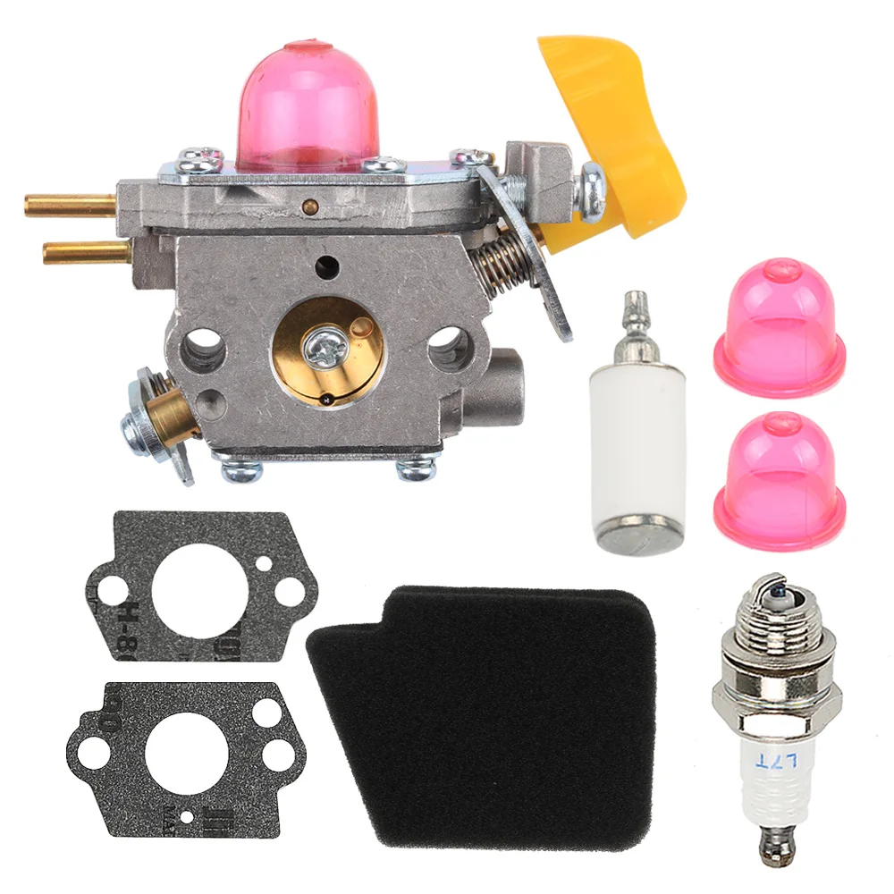 Carburetor Air Fuel Filter Sets For Poulan BVM210VS SM210VS Leaf Blowers Zama C1U-W45A 545180811 545146501 | Инструменты