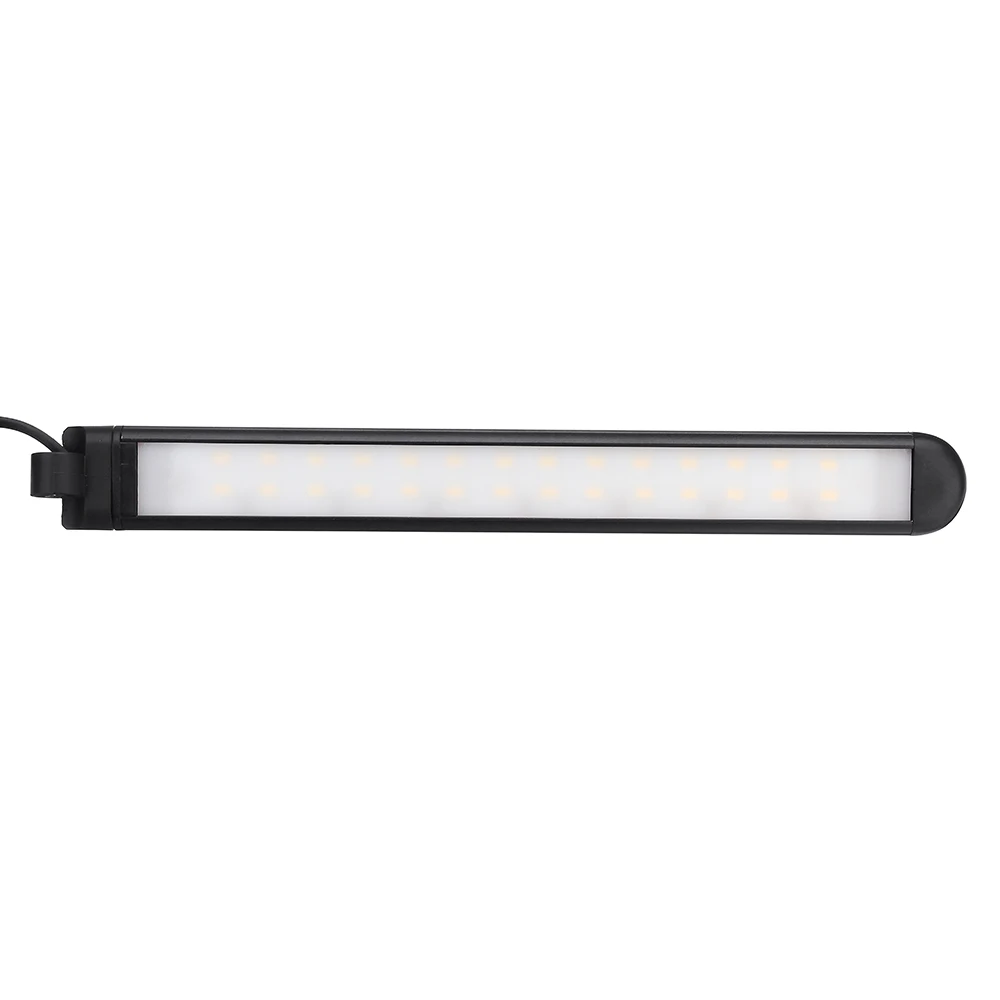 CLAITE 6W 28 LED поворотный рычаг настольная лампа USB с регулируемой яркостью Гибкая
