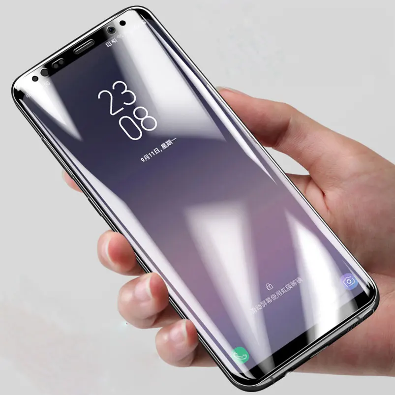 Защитное стекло закаленное для Samsung galaxy Note 10 Plus/9/8/S10/E/S9/S8 Plus 6D/10D|Защитные стёкла и