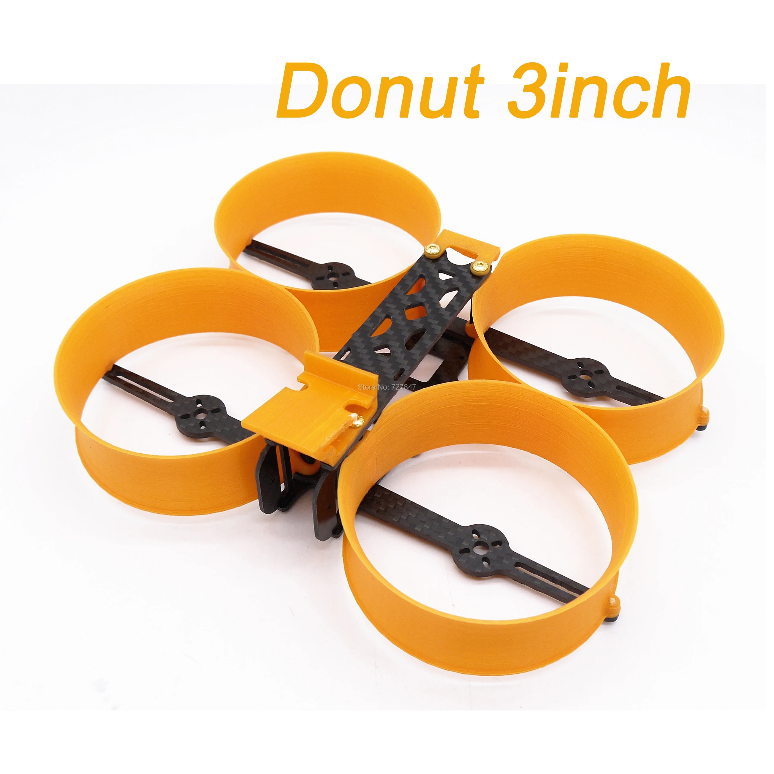 Комплект с рамкой для радиоуправляемого дрона Donut 3 дюйма 140 мм рамка H типа 3D