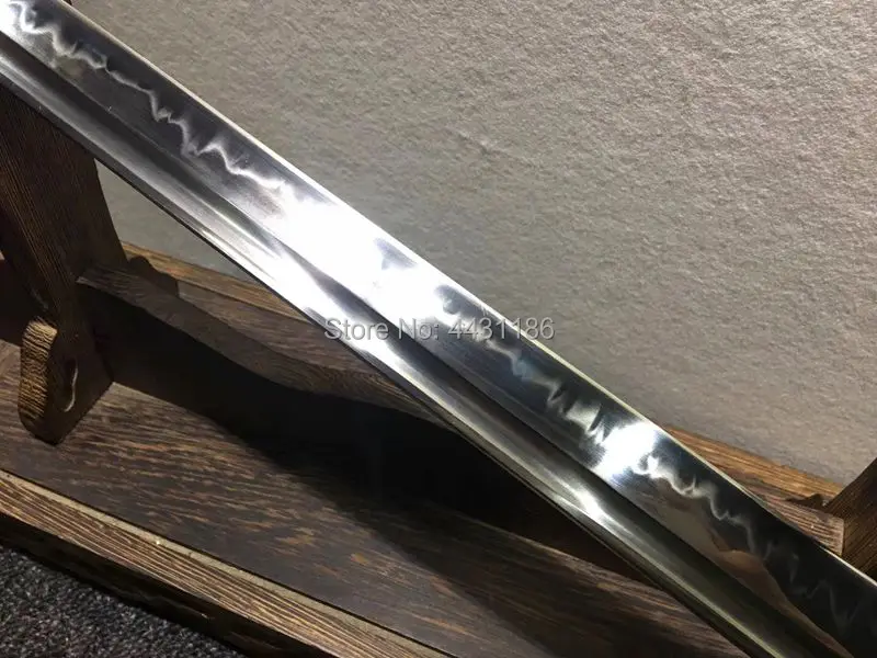 Редкий красный жемчуг рыбья кожа Saya Япония Wakizashi прямой нож T10 стальная глина