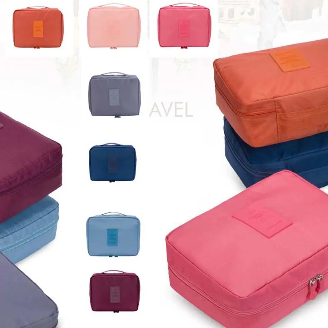 Для женщин Портативный дорожная косметичка Органайзер комплект