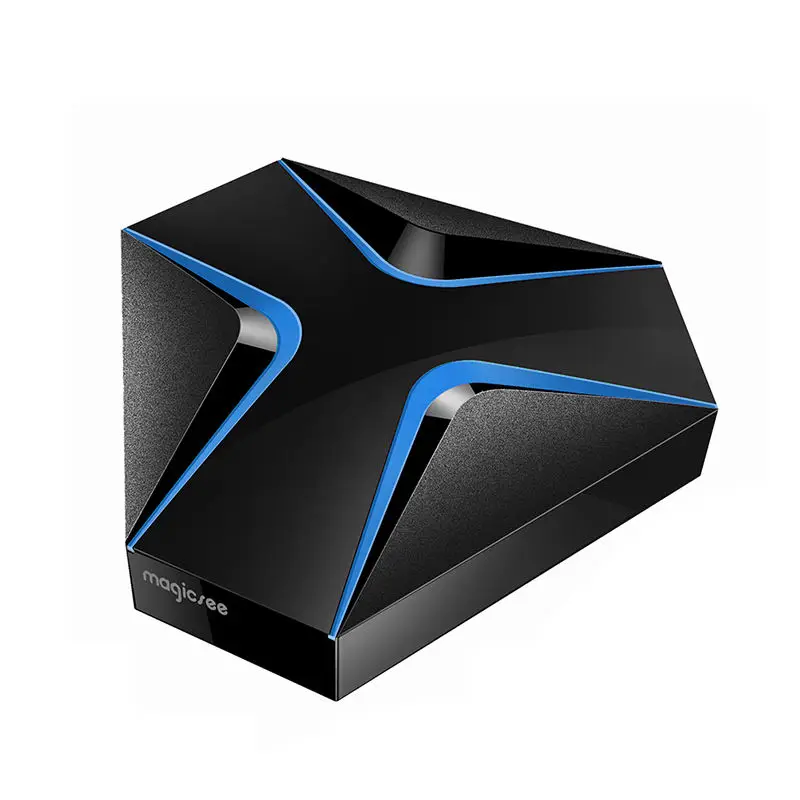 Magicsee Железный Android 7 1 Wifi tv Box Amlogic S905X четырехъядерный 2G + 16G Smart с HD 4K телеприставка