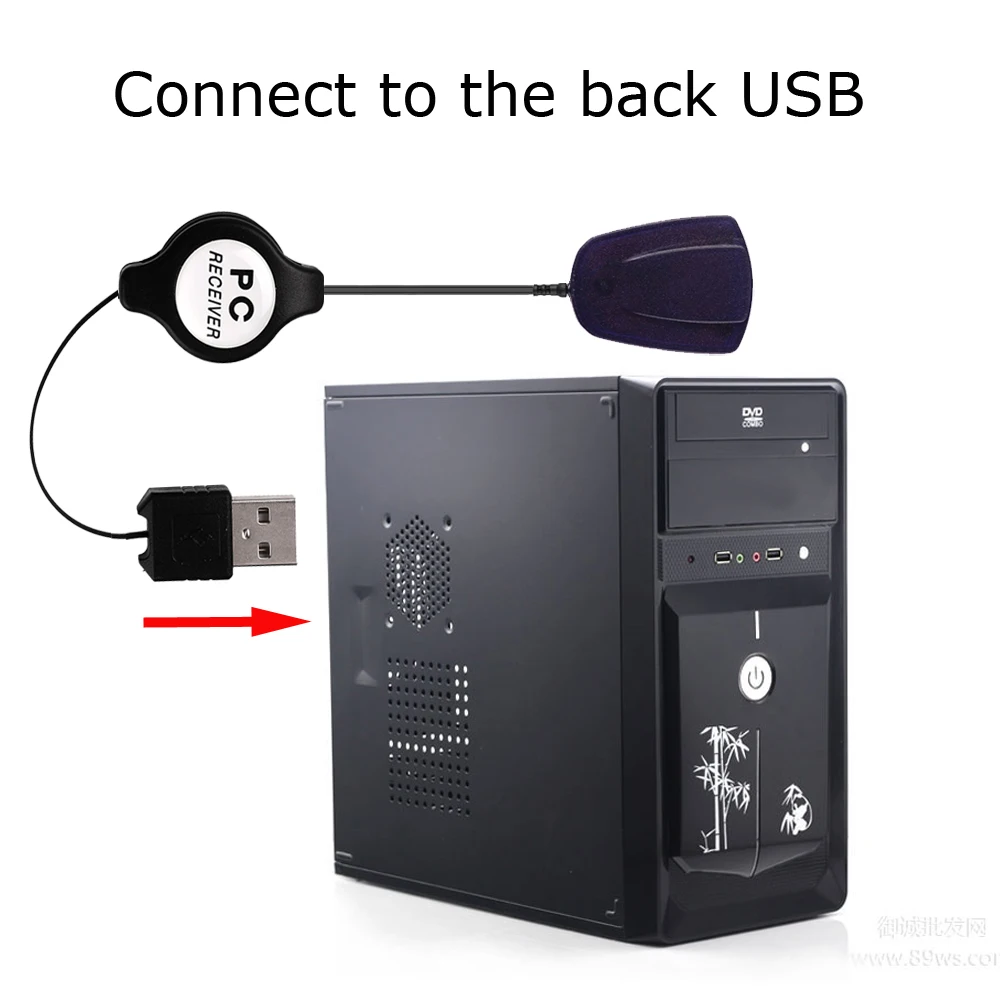Беспроводной пульт дистанционного управления для ПК Fornorm медиацентр USB
