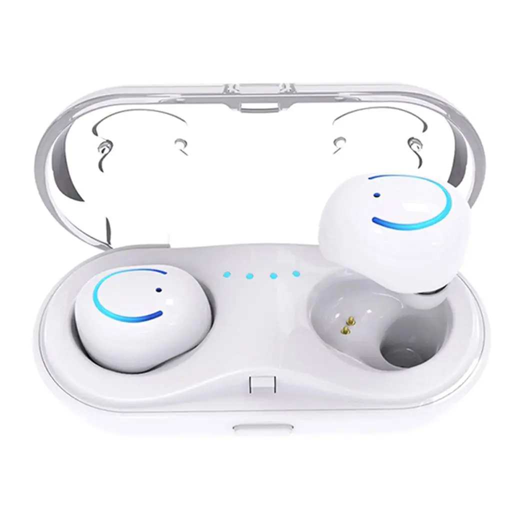 Мини беспроводные наушники bluetooth гарнитура 42 г с зарядное устройство 120 часов