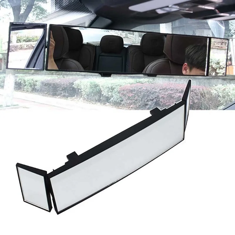 

Car Clip On Rear View Mirror Convex Mirror Driving Safety Universal Wide Angle Rear View Mirror Auto Car Interior Mirrors