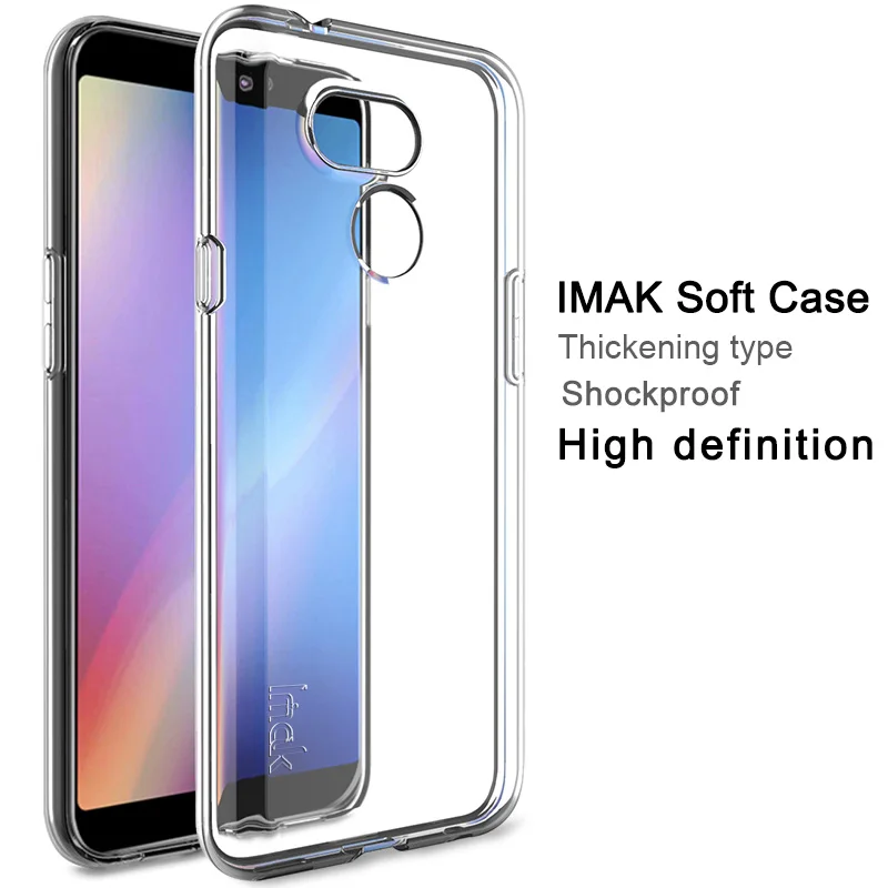 IMAK/мягкие прозрачные чехлы из ТПУ для HTC Desire 12 S прозрачный силиконовый чехол